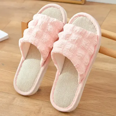 FOUR SEASONS COTTON AND LINEN SANDALS